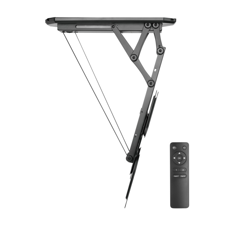 MK FLORIA MKF-20DM444 - Pametni stropni nosač za TV 55" crna Wi-Fi TUYA + daljinski upravljač