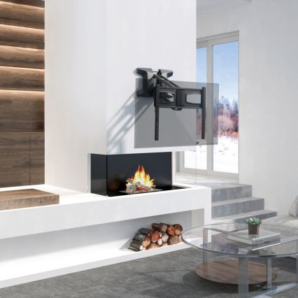 MK FLORIA MKF-21DM647 - Zidni nosač za TV s zglobom 70 crna + daljinski upravljač