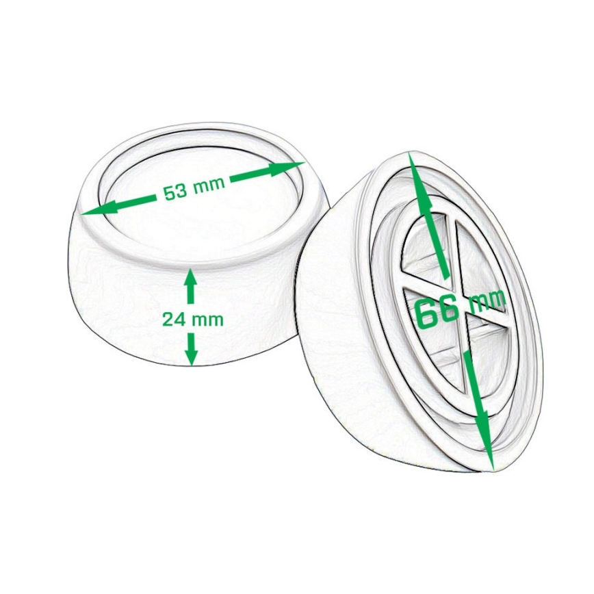 MK FLORIA Superior Anti-vibration PADS - Gumene podloške protiv vibracija za perilicu rublja, 4 komada