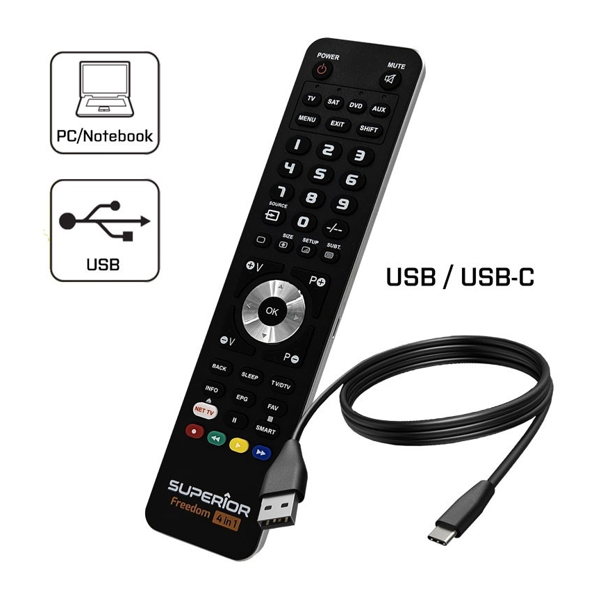 MK FLORIA Superior FREEDOM 4u1 USB - Daljinski upravljač 4u1 USB