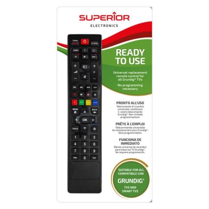 MK FLORIA Superior RC UNI TV Grundig - Zamjenski daljinski upravljač za TV marke Grundig