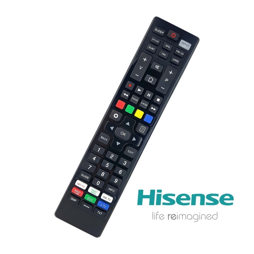 MK FLORIA Superior RC UNI TV Hisense - Zamjenski daljinski upravljač za TV marke HISENSE