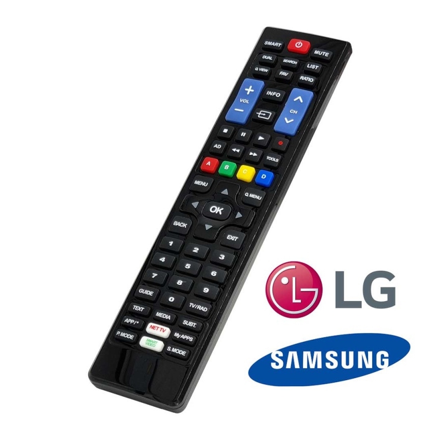 MK FLORIA Superior RC UNI TV SAM/LG - Zamjenski daljinski upravljač za TV marke Samsung/LG 2xAAA