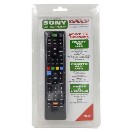 MK FLORIA Superior RC UNI TV SONY - Zamjenski daljinski upravljač za TV marke SONY
