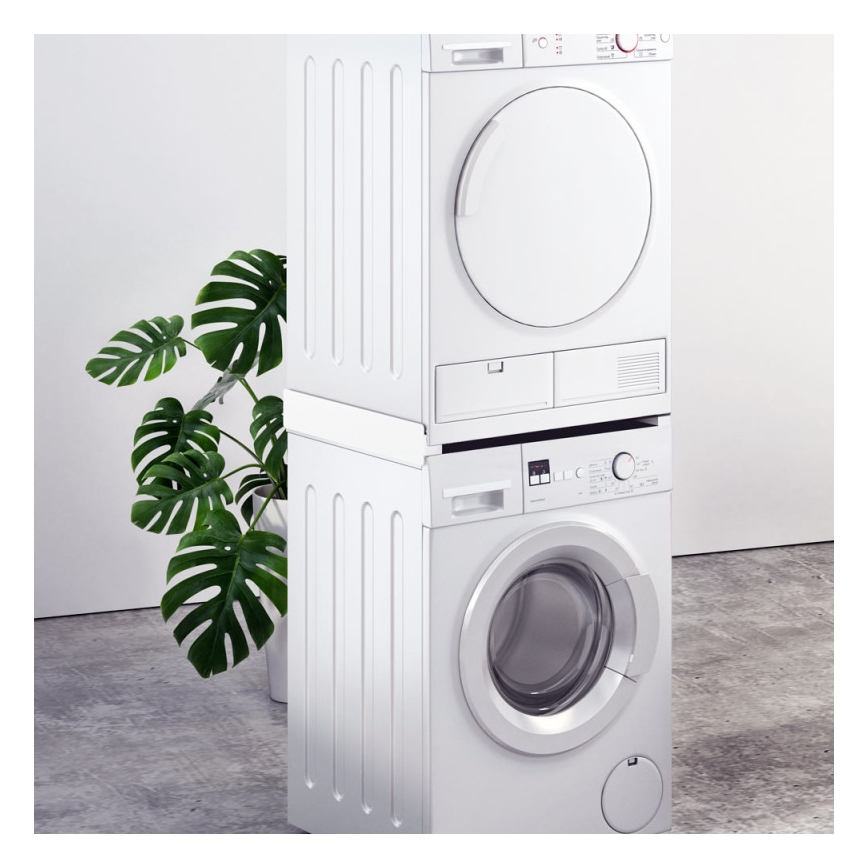 MK FLORIA Superior Tower Slim - Adapter za slaganje perilice i sušilice 66 cm, bijele boje