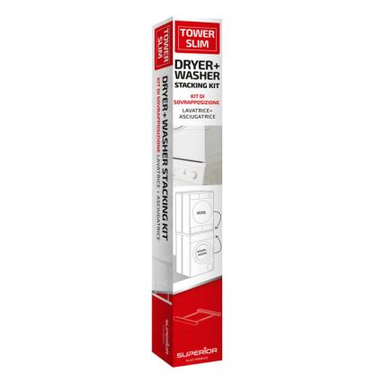 MK FLORIA Superior Tower Slim - Adapter za slaganje perilice i sušilice 66 cm, bijele boje