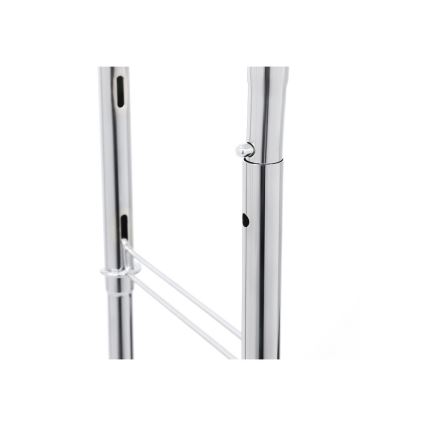 Mobilni stalak za odjeću LINEA, srebrni