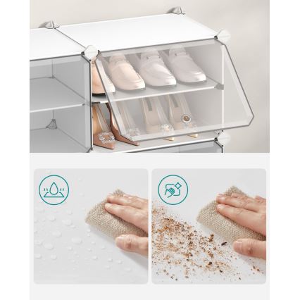 Modularna polica s pregradama BOXIFY bijela