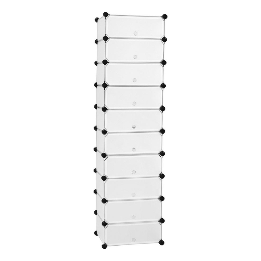 Modularni regal s ladicama BOXIFY bijele boje