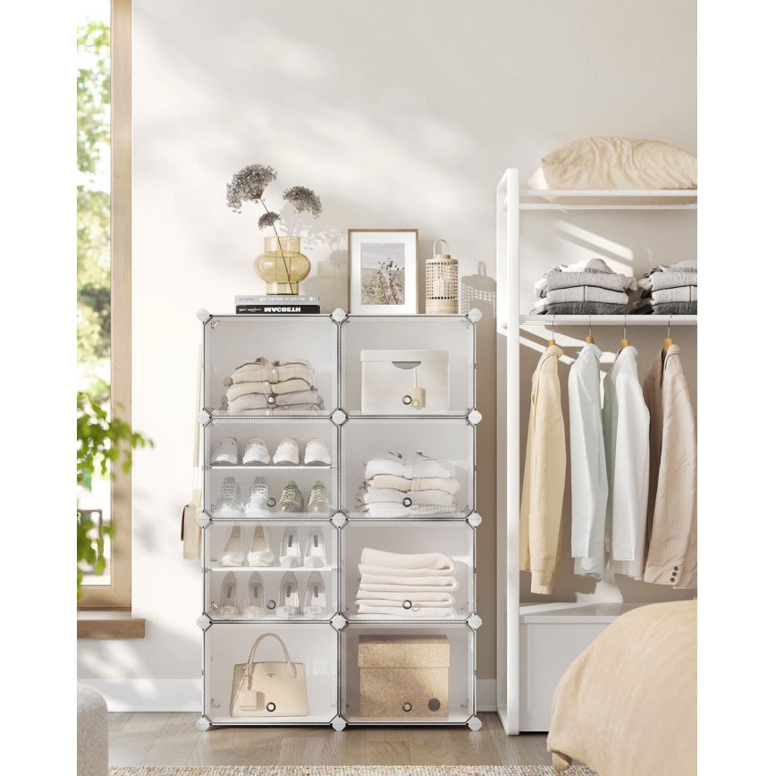 Modularni regal s pretincima BOXIFY bijela