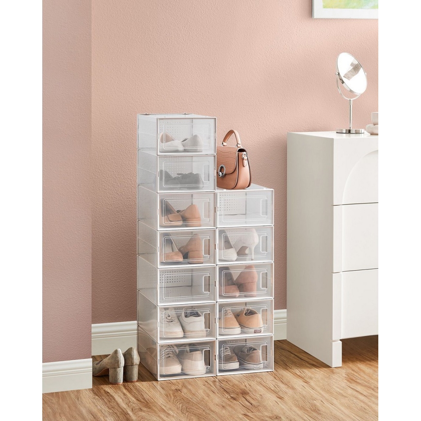 Modularni regal s pretincima BOXIFY, bijeli