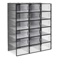 Modularni regal s pretincima BOXIFY crni