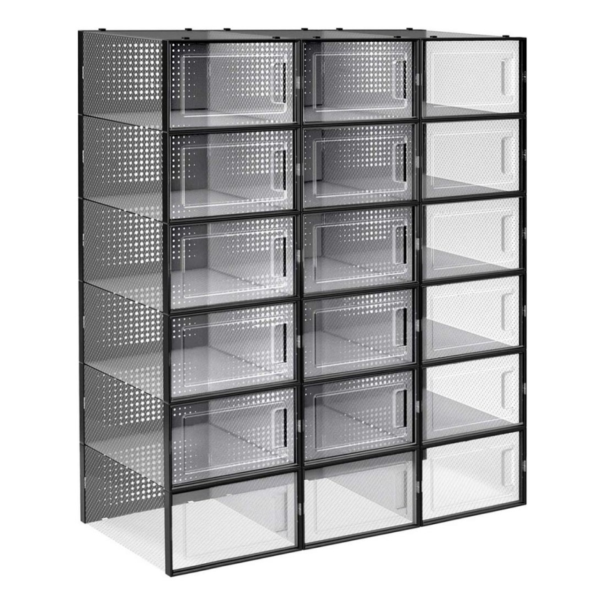 Modularni regal s pretincima BOXIFY crni