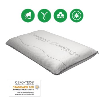Monarch - Ortopedski jastuk s memory pjenom RIMINI 40x70 cm Silver Medicott