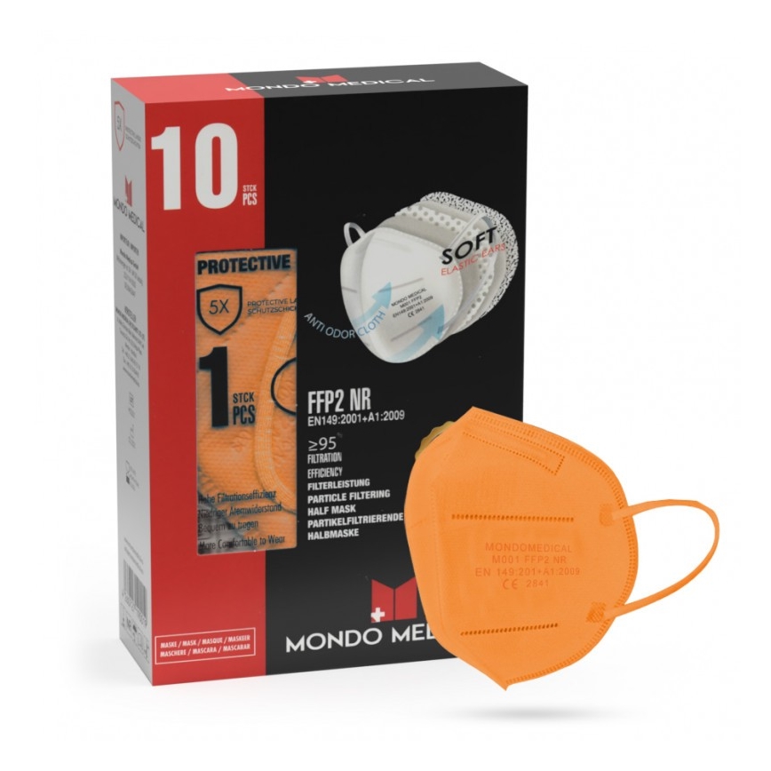 Mondo Medical Zaštitna maska FFP2 NR Orange 1kom