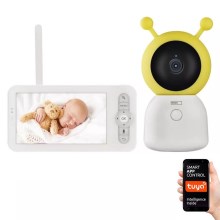 Monitor za bebe s ekranom GoSmart 5V Wi-Fi Tuya