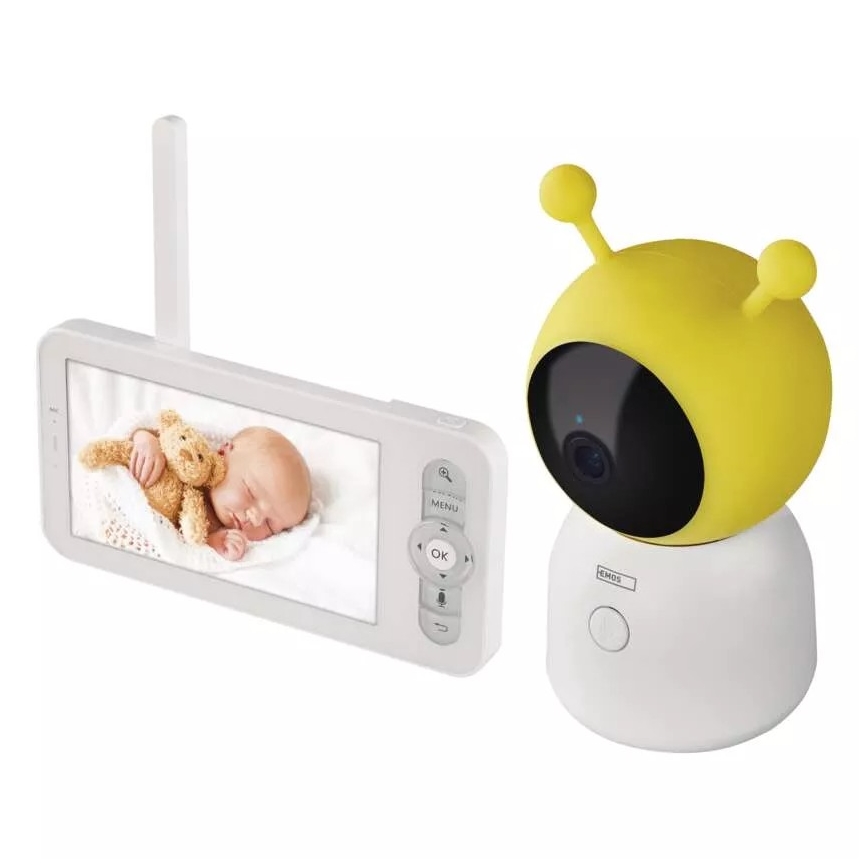 Monitor za bebe s ekranom GoSmart 5V Wi-Fi Tuya