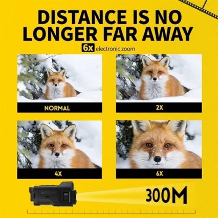 Monokularni dalekozor s noćnim viđenjem 6x25 2000 mAh