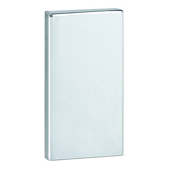 Montažna ploča 12x22,5 cm inox/crna