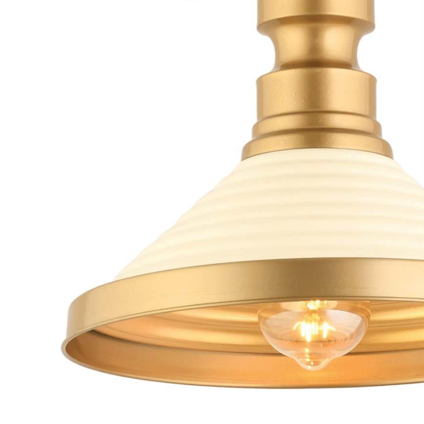 MONZA viseća lampa 1xE27/40W/230V pr. 30 cm krem/zlato
