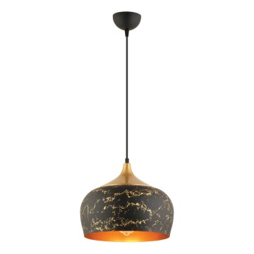 MONZA viseća lampa 1xE27/40W/230V, promjer 30 cm, crna/bronzana