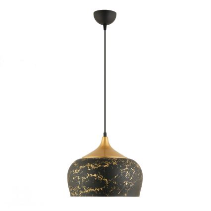 MONZA viseća lampa 1xE27/40W/230V, promjer 30 cm, crna/bronzana