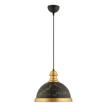 MONZA viseći luster 1xE27/40W/230V pr. 29 cm crna/bronzana