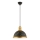 MONZA viseći luster 1xE27/40W/230V pr. 29 cm crna/bronzana