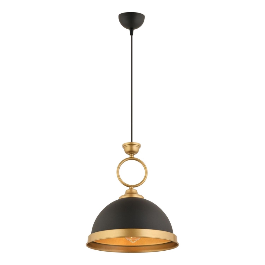 MONZA visilica 1xE27/40W/230V promjer 30 cm crna/bronzina
