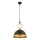 MONZA visilica 1xE27/40W/230V promjer 30 cm crna/bronzina