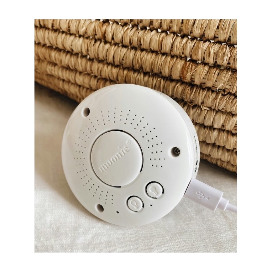 Moonie - Igračka za uspavljivanje s melodijom i svjetlom medvjedić organic honey natur