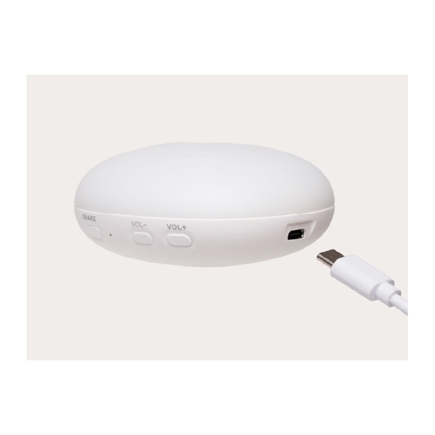 Moonie - plišani uspavivač s melodijom i svjetlom, tuljan Organic Polar