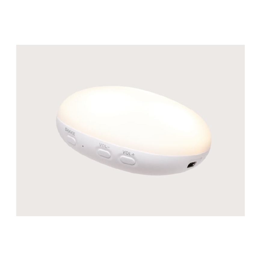 Moonie - plišani uspavivač s melodijom i svjetlom, tuljan Organic Polar