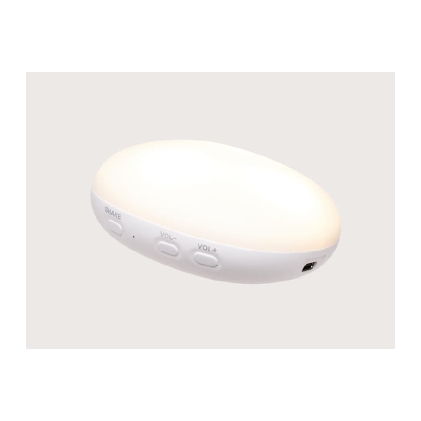 Moonie - Zec za uspavljivanje s melodijom i svjetlom 2.0 organsko cappuccino