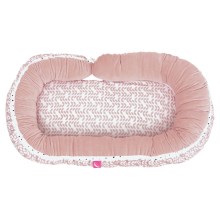 MOTHERHOOD  - Gnijezdo i jastuk za bebe JUNIOR 2u1 ružičasta