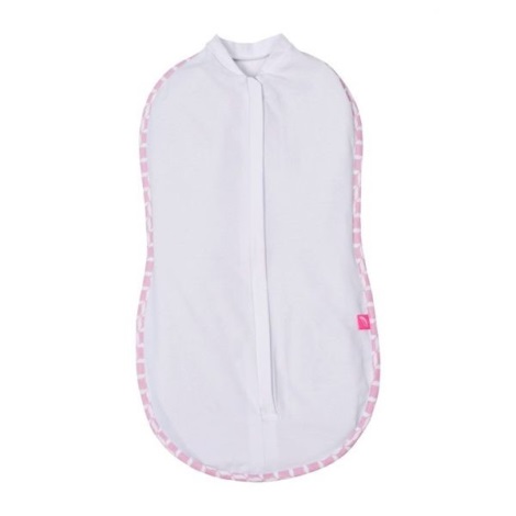 MOTHERHOOD - Jastuk za povijanje Zip & swaddle CLASSICS 2,5-5 kg ružičasta