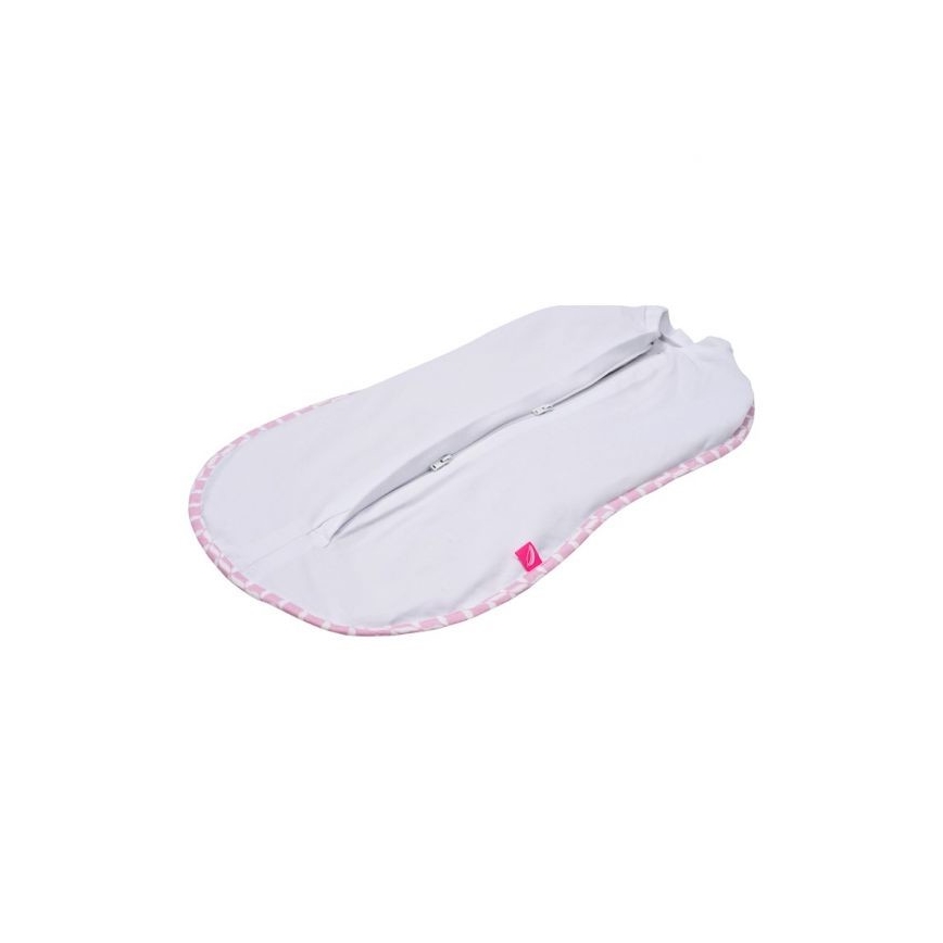 MOTHERHOOD - Jastuk za povijanje Zip & swaddle CLASSICS 2,5-5 kg ružičasta