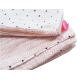 MOTHERHOOD - Posteljina za dječji krevetić od pamučnog muslina Pro-Washed 2-dijelna ružičasta