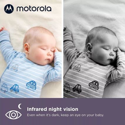 Motorola VM65X - Pametni punjivi monitor za bebe Wi-Fi