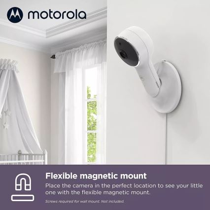 Motorola VM65X - Pametni punjivi monitor za bebe Wi-Fi
