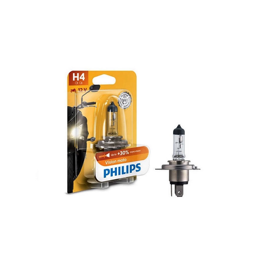 Moto žarulja Philips VISION MOTO 12342PRBW H4 P43t-38/60/55W/12V 3200K