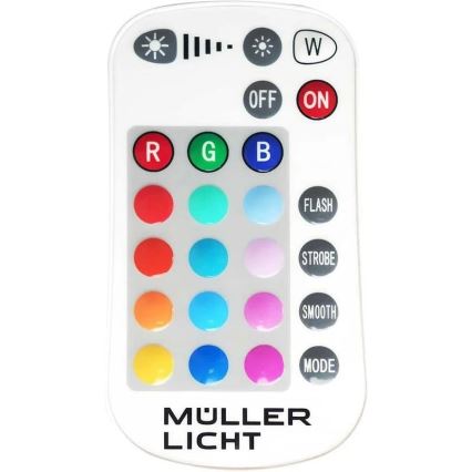 Müller-Licht - LED RGBW vanjsko reflektorsko svjetlo s prigušivanjem LED/10W/230V IP65 + daljinski upravljač