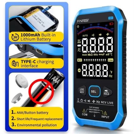 Multimetar 1000 mAh 5V