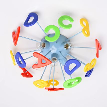 MW-LIGHT - Dječji nadgradni luster KINDER 5xE14/40W/230V