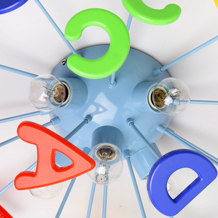 MW-LIGHT - Dječji nadgradni luster KINDER 5xE14/40W/230V