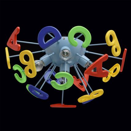 MW-LIGHT - Dječji nadgradni luster KINDER 5xE14/40W/230V