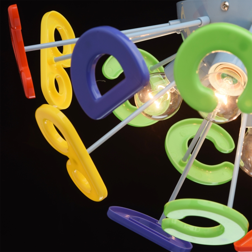 MW-LIGHT - Dječji nadgradni luster KINDER 5xE14/40W/230V