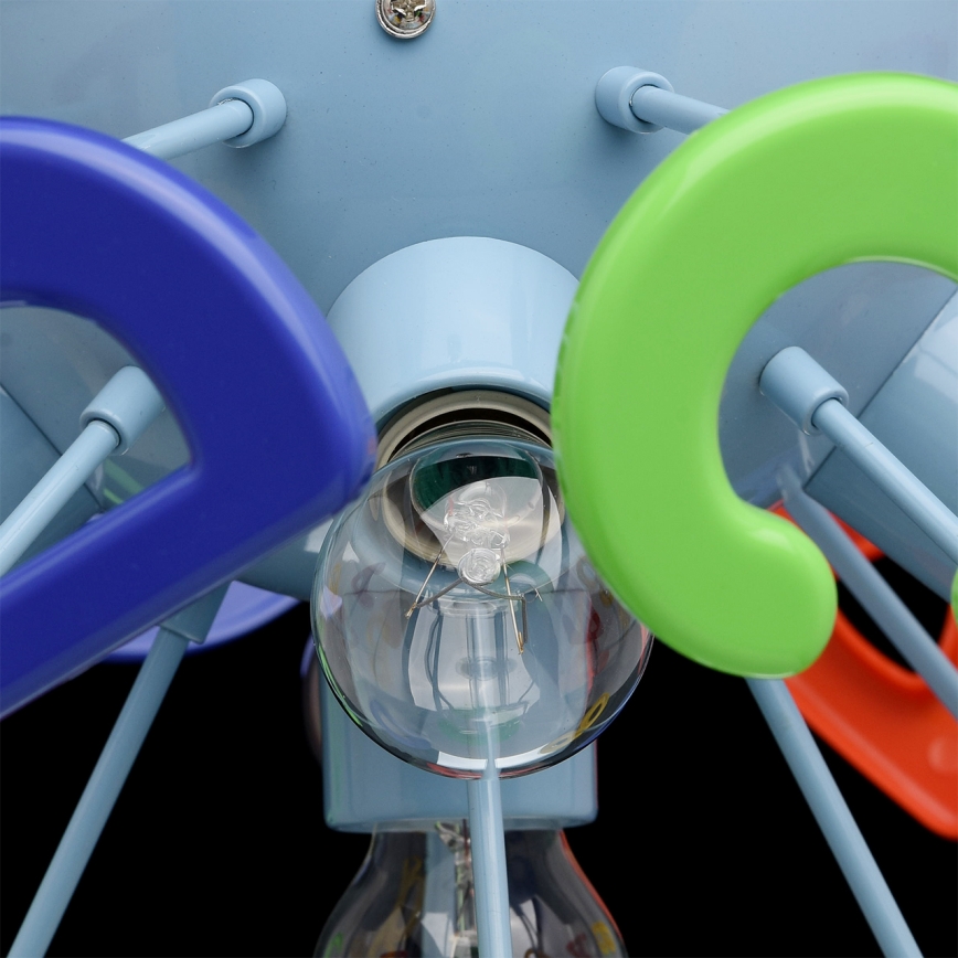 MW-LIGHT - Dječji nadgradni luster KINDER 5xE14/40W/230V