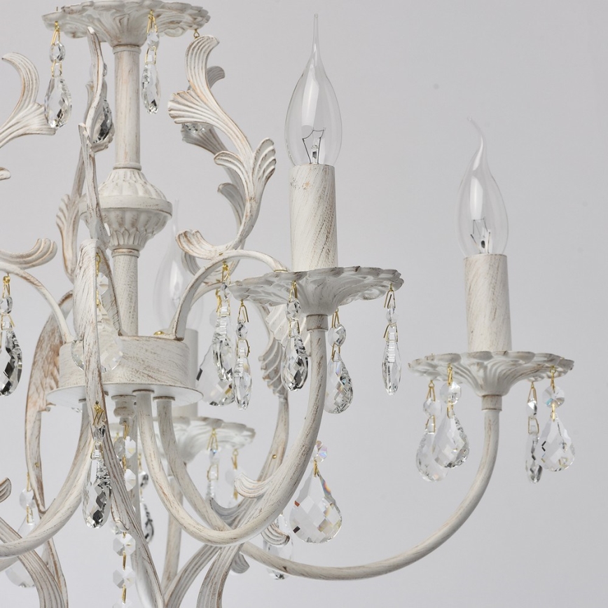 MW-LIGHT - Kristalni luster na lancu CLASSIC 5xE14/60W/230V