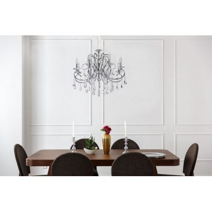 MW-LIGHT - Kristalni viseći luster ADELE 8xE14/40W/230V